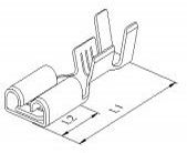 HS United European Connectors - Flachsteckhlse 24.810.115