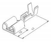 HS United European Connectors - Flachsteckhlse 26.325.110