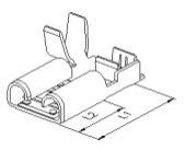 HS United European Connectors - Winkelflachsteckhlse 26.311.316