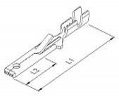 HS United European Connectors - Flachstecker 52.803.111