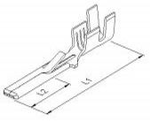 HS United European Connectors - Flachstecker 52.811.112