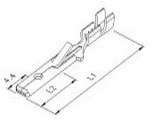 HS United European Connectors - Flachstecker 92.803.111