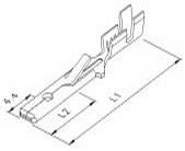 HS United European Connectors - Flachstecker 92.806.111