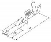 HS United European Connectors - Flachstecker 54.811.111