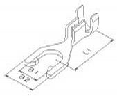 HS United European Connectors - Gabelkabelschuh 22.805.117