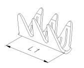 HS United European Connectors - Wire end claw 21.125.119.003