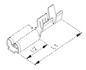 HS United European Connectors - Flachsteckhlse 22.807.110