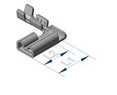 HS United European Connectors - Winkelflachsteckhlse 22.802.116.008