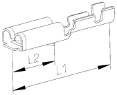 HS United European Connectors - Flachsteckhlse 22.804.115