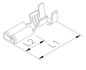 HS United European Connectors - Flachsteckhlse 22.821.110