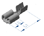 HS United European Connectors - Flachsteckhlse 22.834.110.003