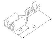 HS United European Connectors - Flachsteckhlse 24.803.110