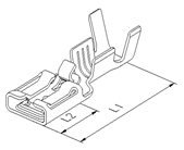 HS United European Connectors - Flachsteckhlse 34.820.115