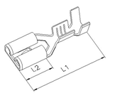 HS United European Connectors - Flachsteckhlse 74.820.115