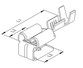 HS United European Connectors - Flachsteckhlse 46.310.120