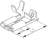 HS United European Connectors - Winkelflachsteckhlse 24.811.116.005