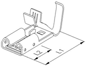 HS United European Connectors - Winkelflachsteckhlse 36.315.126