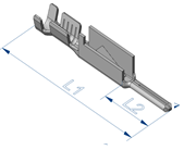 HS United European Connectors - Flachstecker 51.510.120