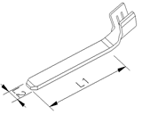 HS United European Connectors - Flachstecker 52.005.120