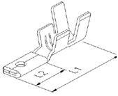 HS United European Connectors - Flachstecker 52.802.110