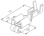 HS United European Connectors - Flachsteckhlse  44.810.110